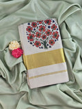 Soft tissue Kerala Traditional Saree