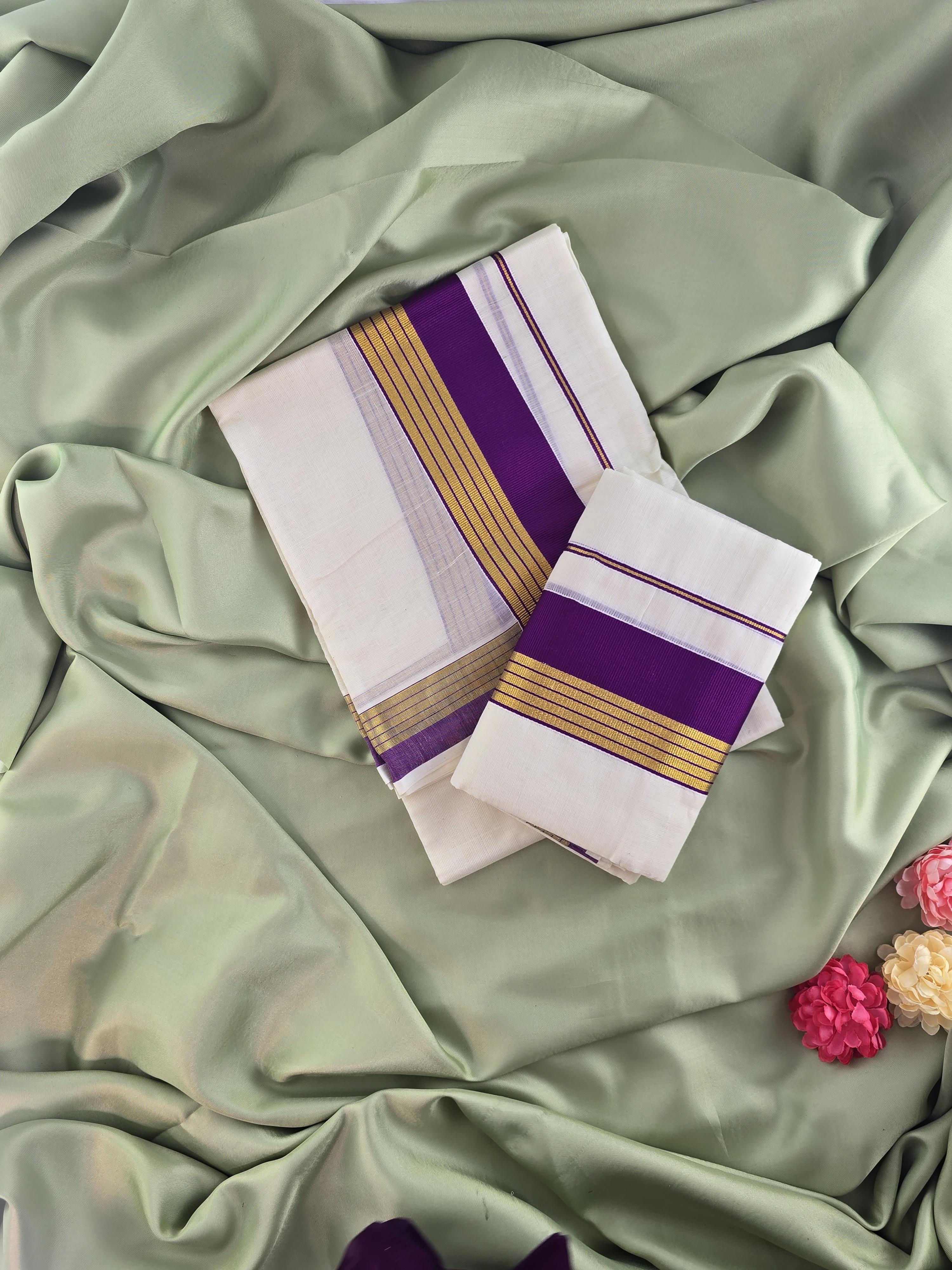 Setmundu and Readymade Blouse  Combo