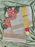 Soft tissue Kerala Traditional Saree