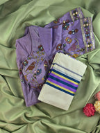 Setmundu and Readymade Blouse  Combo