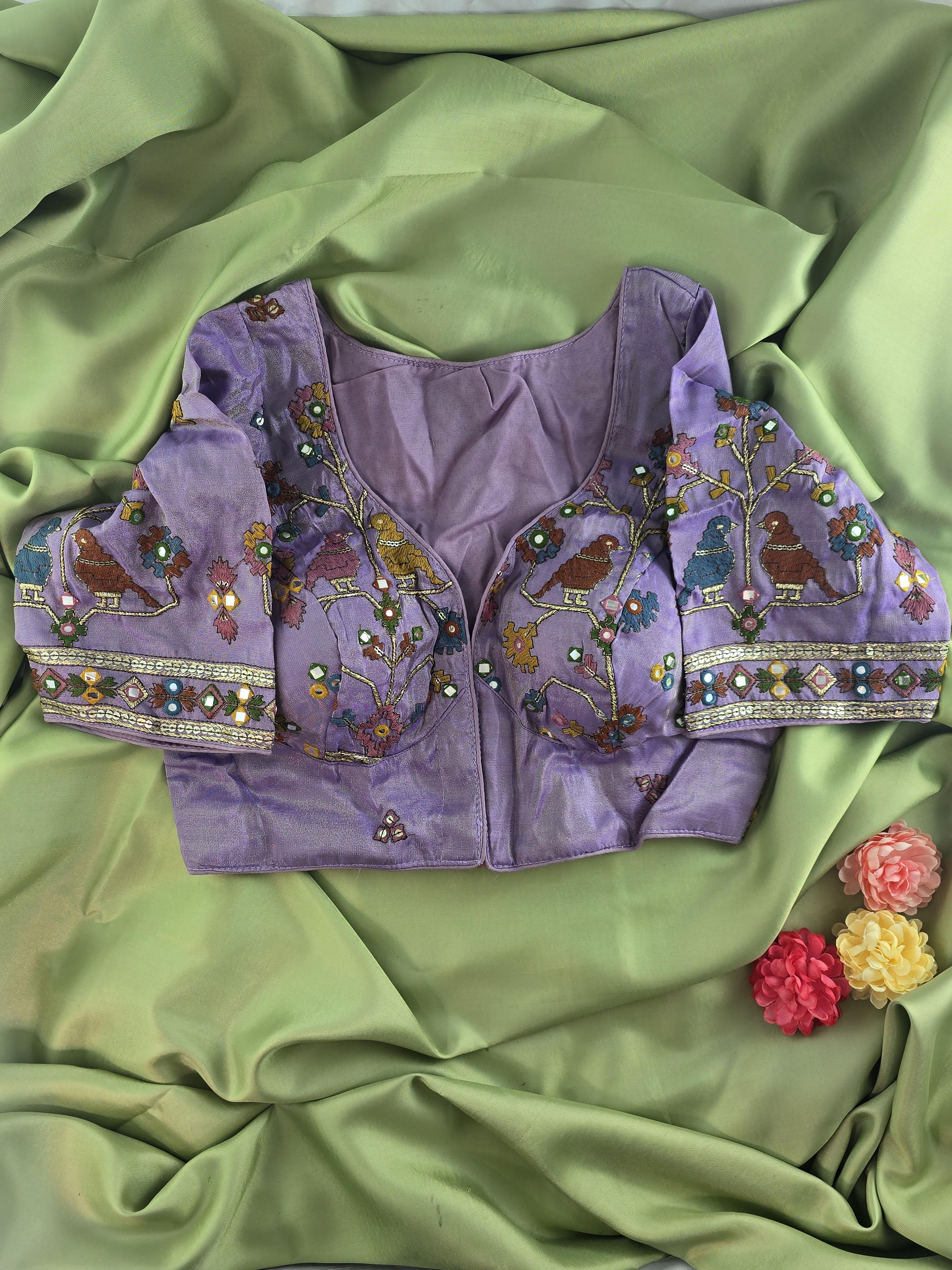 Setmundu and Readymade Blouse  Combo