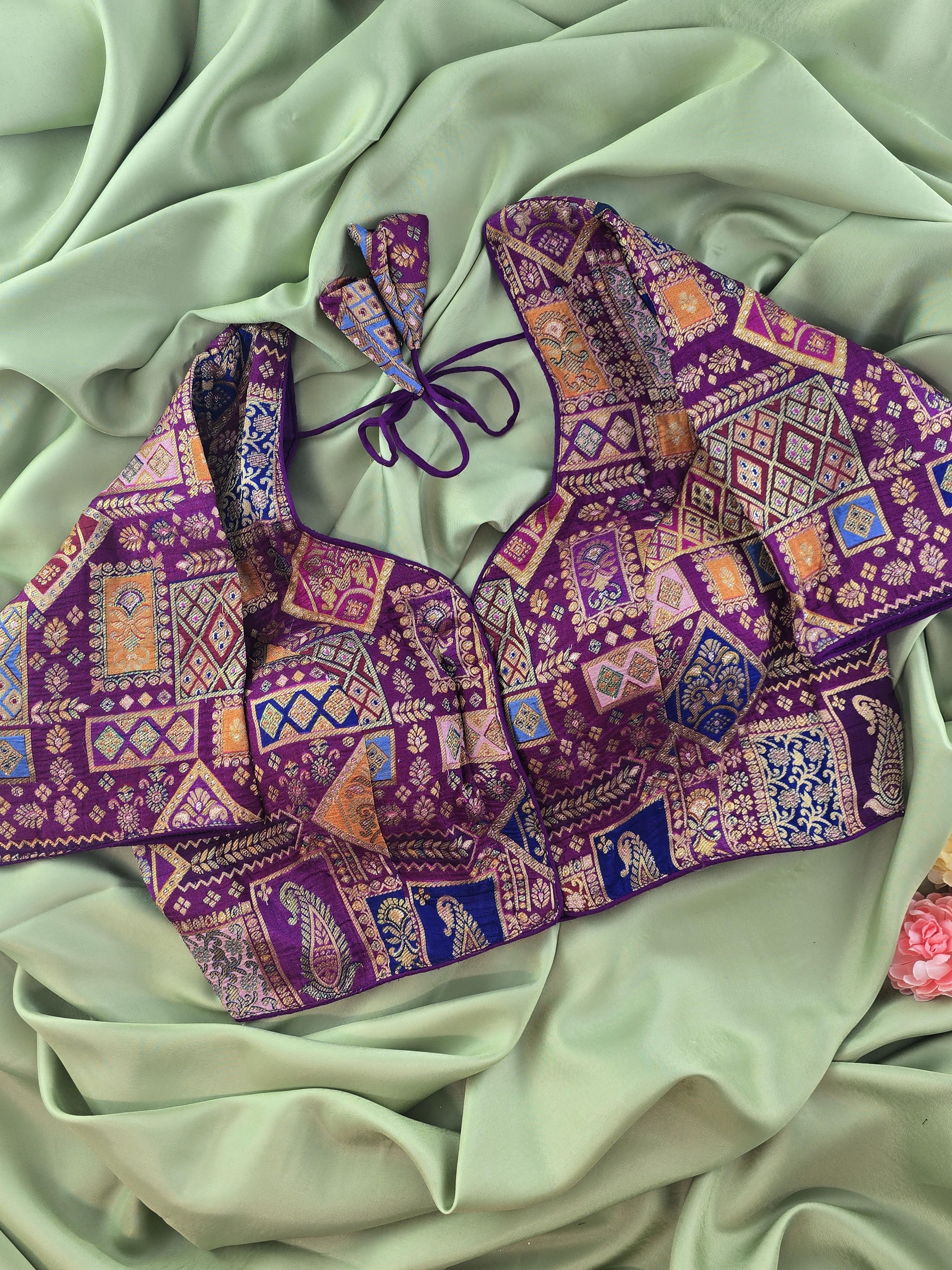 Multi Color Brocade