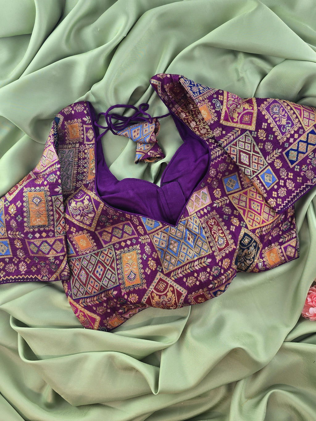 Multi Color Brocade