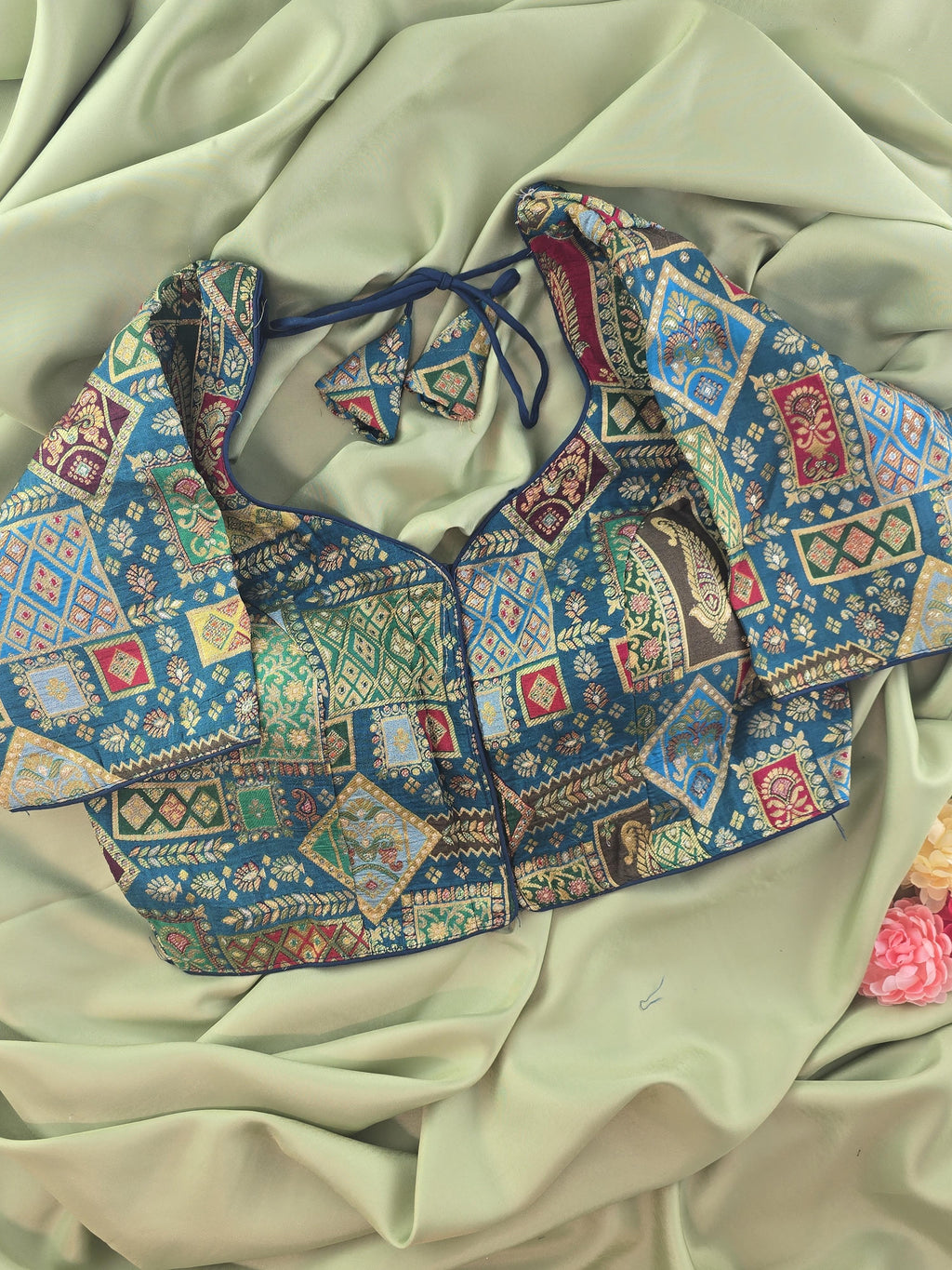 Multi Color Brocade