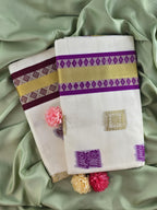 Cotton Kerala Traditional Saree