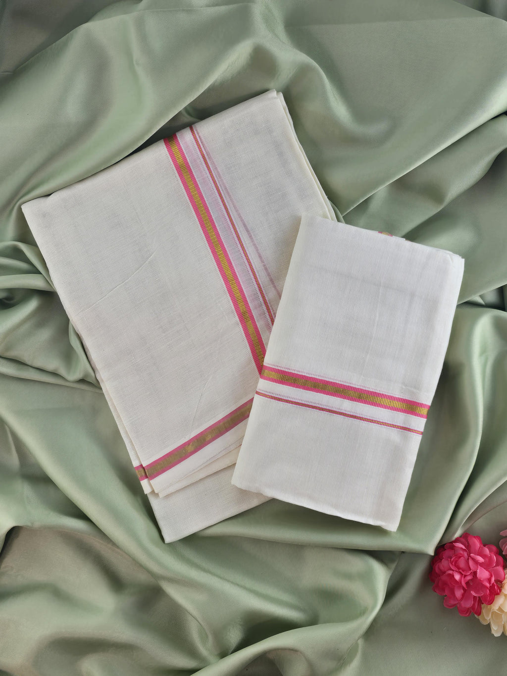 Setmundu and Readymade Blouse  Combo