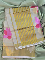 Soft tissue Kerala Traditional Saree