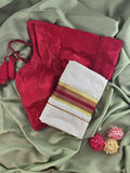 Setmundu and Readymade Blouse  Combo