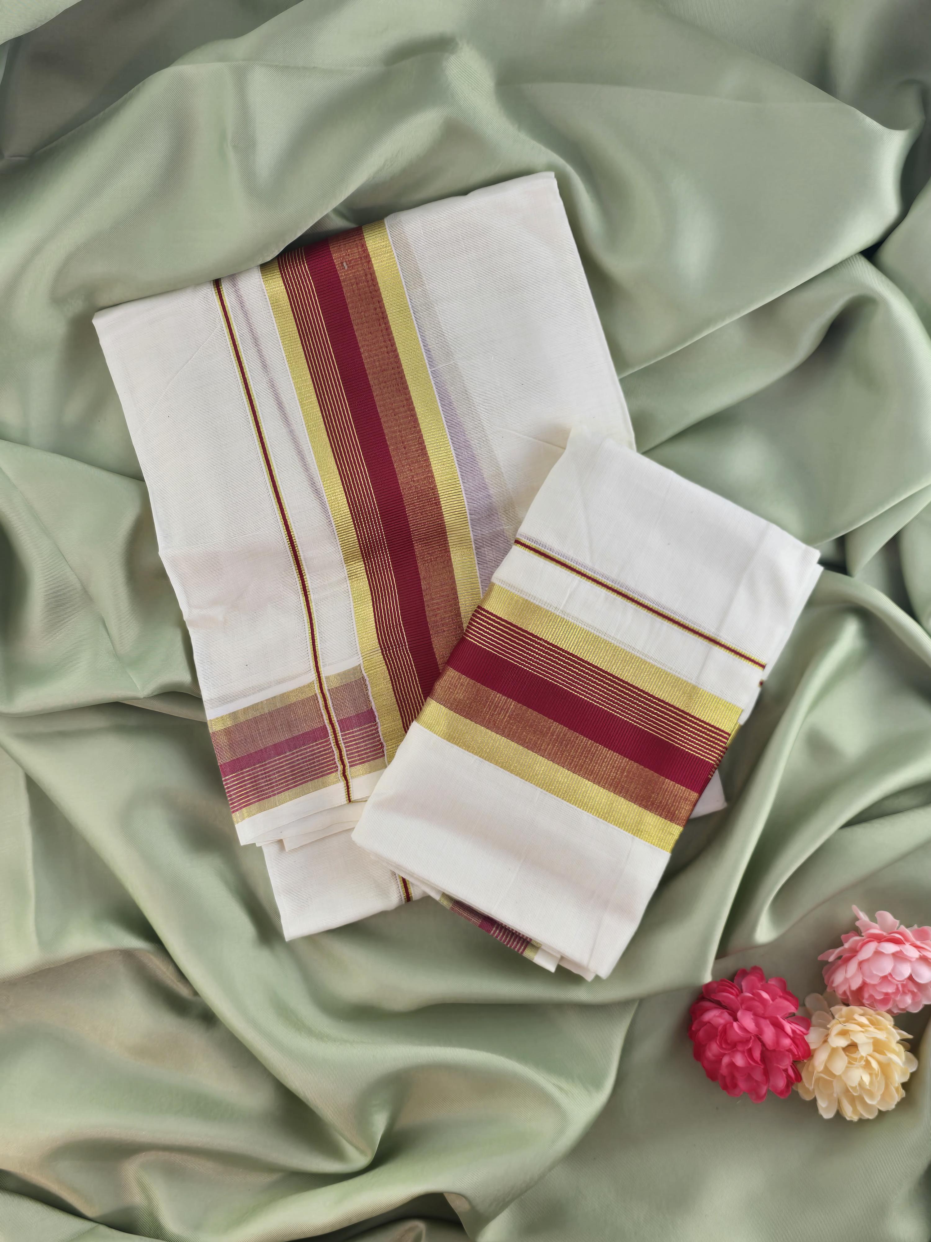 Setmundu and Readymade Blouse  Combo