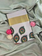 Soft tissue Kerala Traditional Saree
