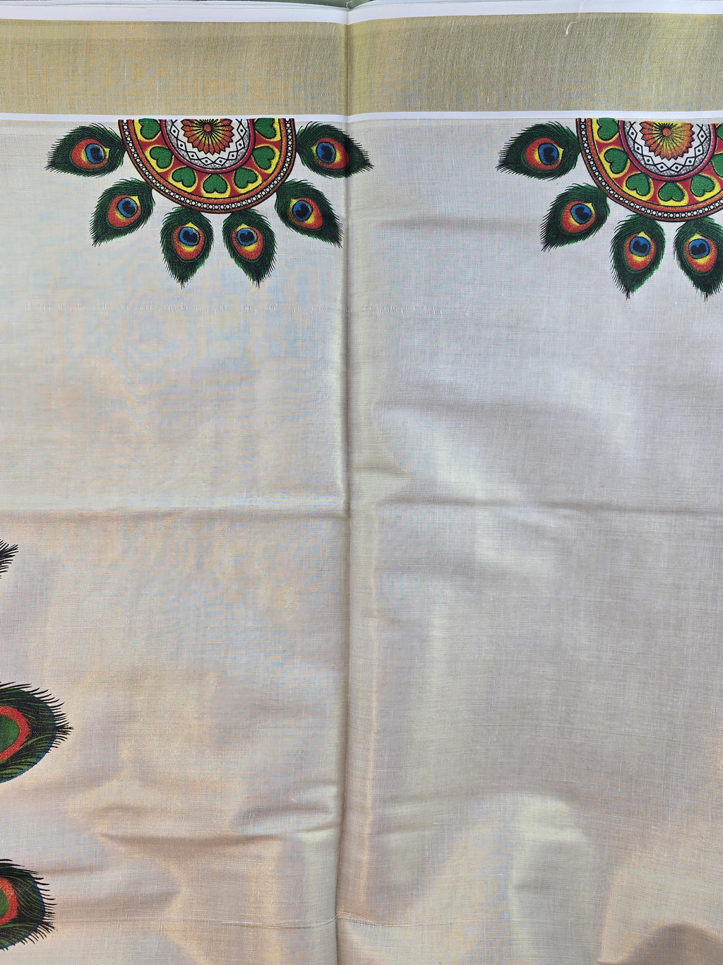 Soft tissue Kerala Traditional Saree