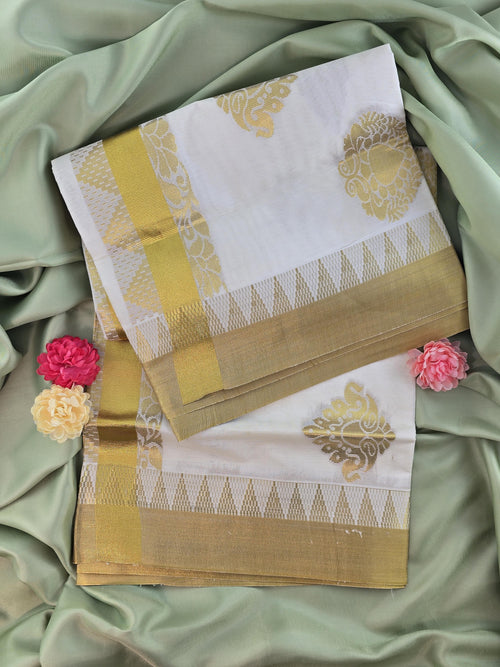 Cotton Kerala Traditional Saree