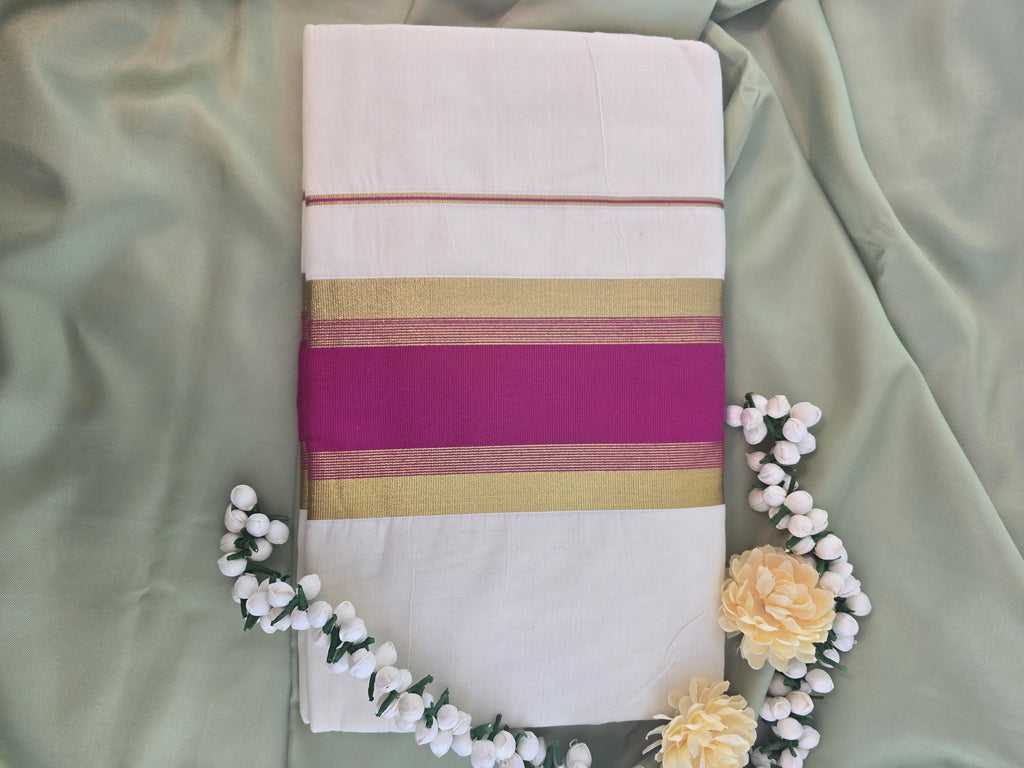 Cotton Kerala Traditional Saree