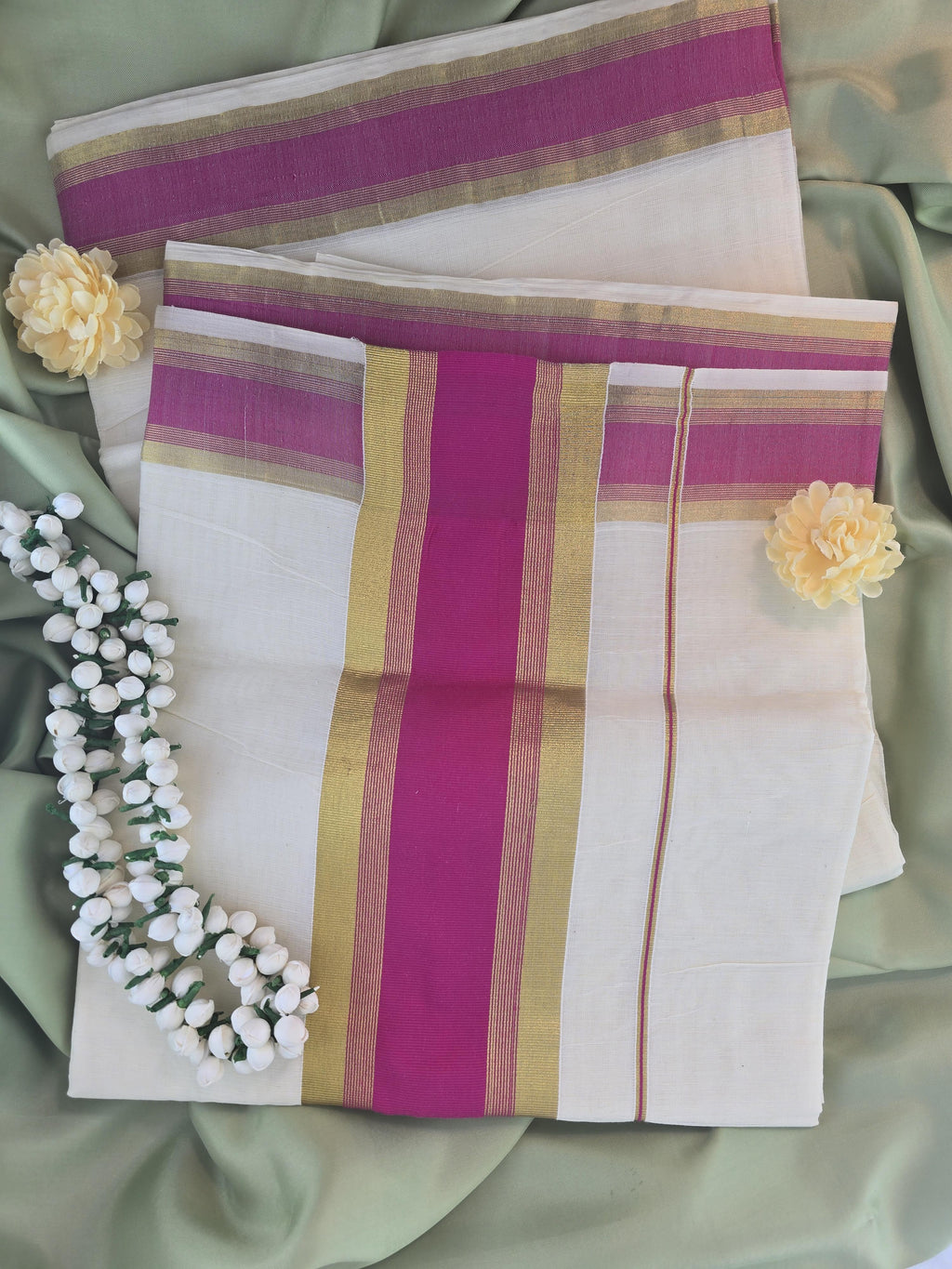 Cotton Kerala Traditional Saree