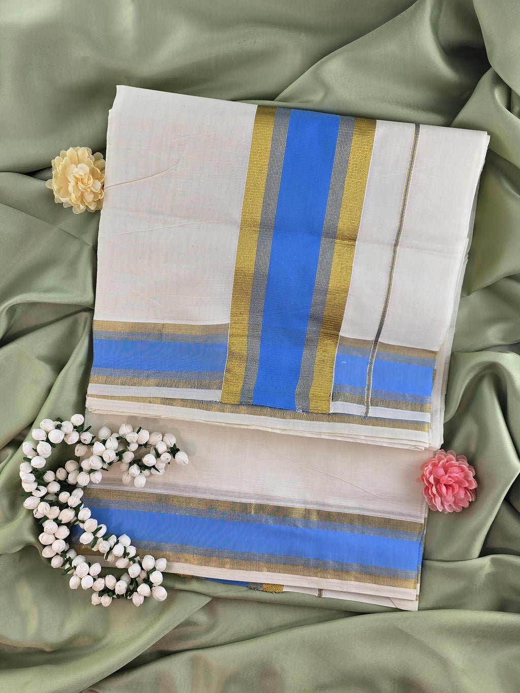 Cotton Kerala Traditional Saree