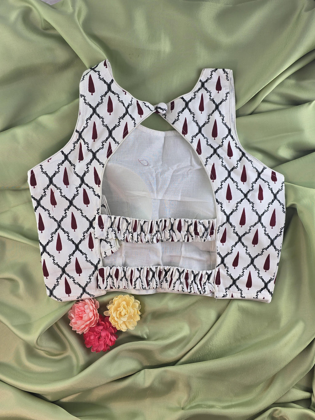 Setmundu and Readymade Blouse  Combo