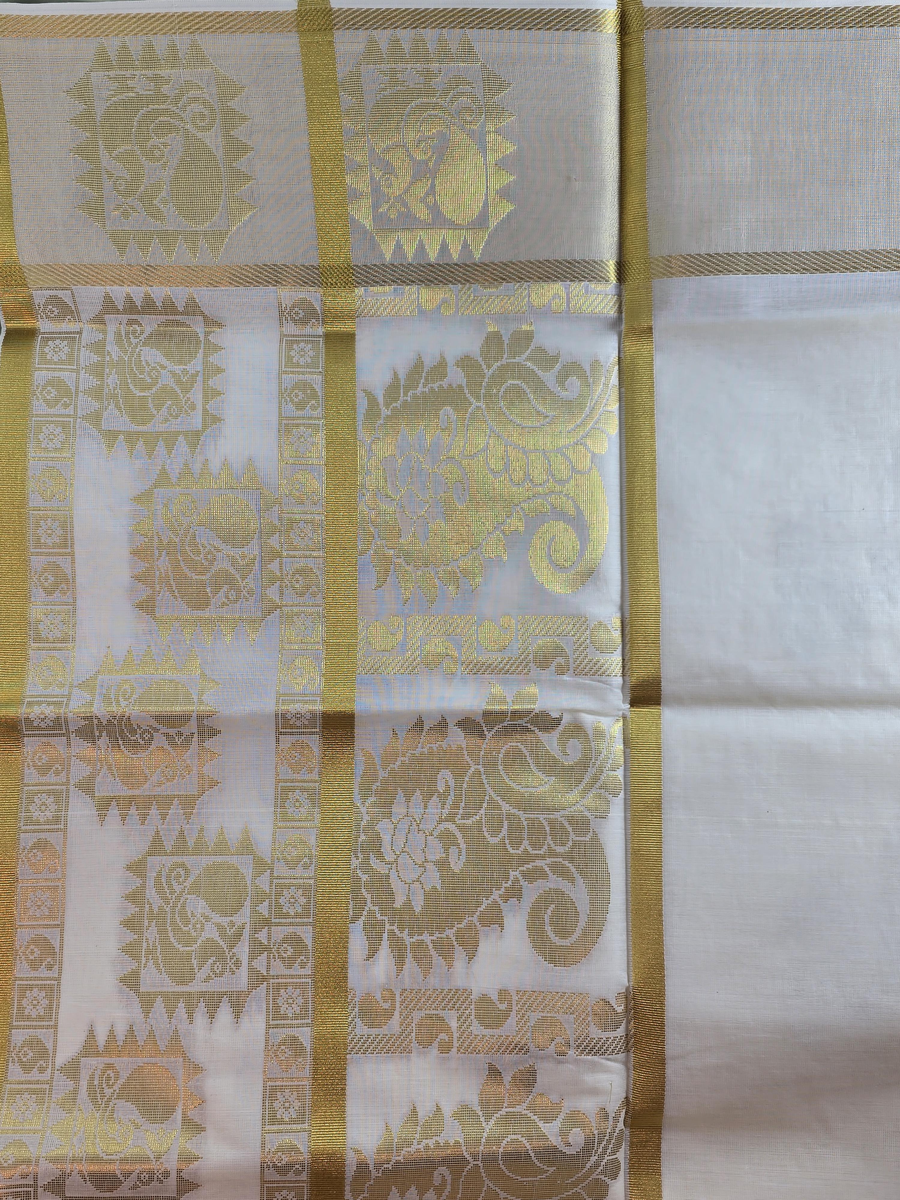 Cotton Kerala Traditional Saree