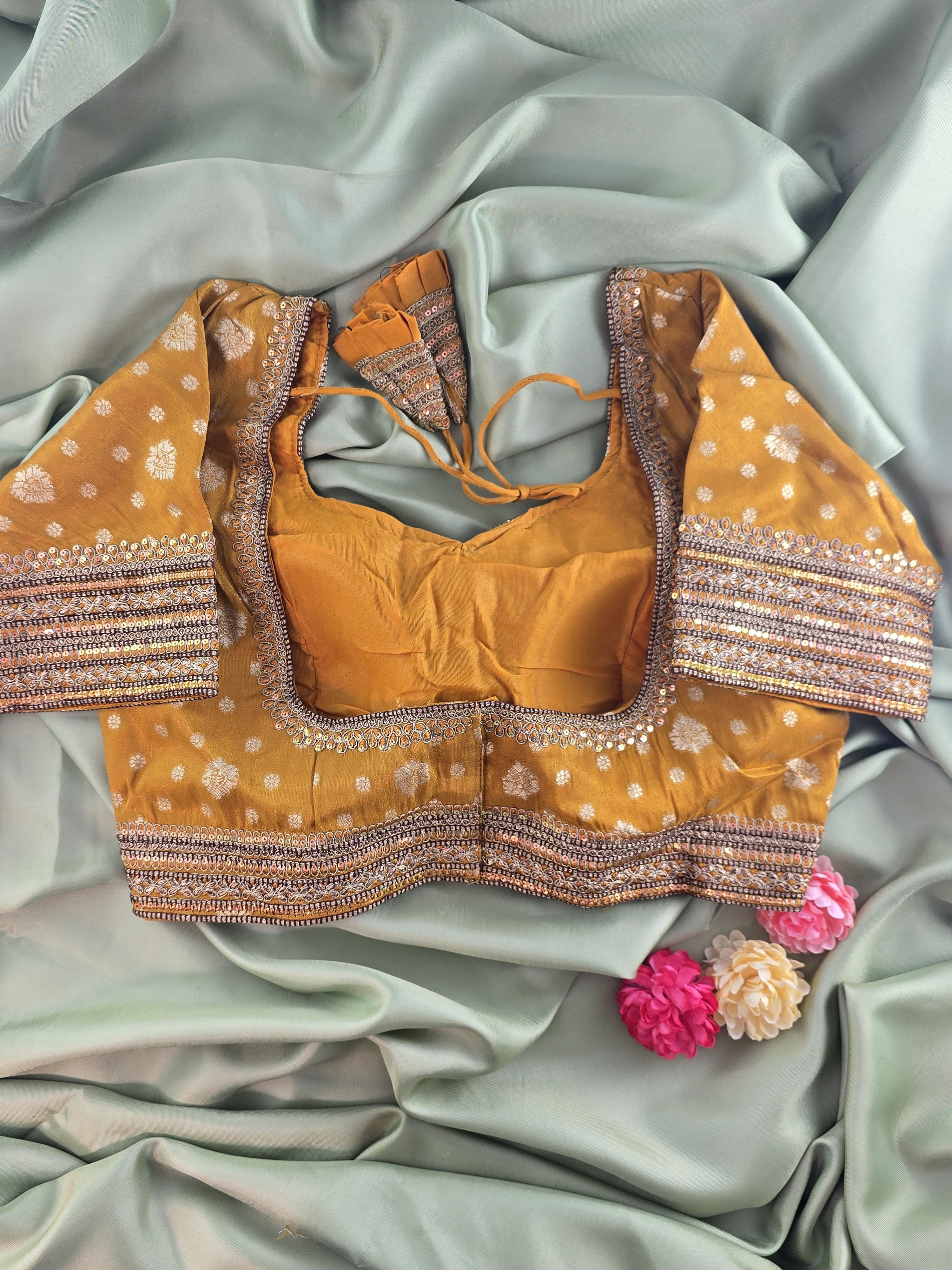 Setmundu and Readymade Blouse  Combo