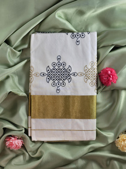 Cotton Kerala Traditional Saree