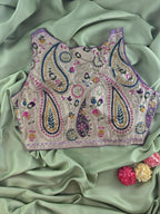Setmundu and Readymade Blouse  Combo