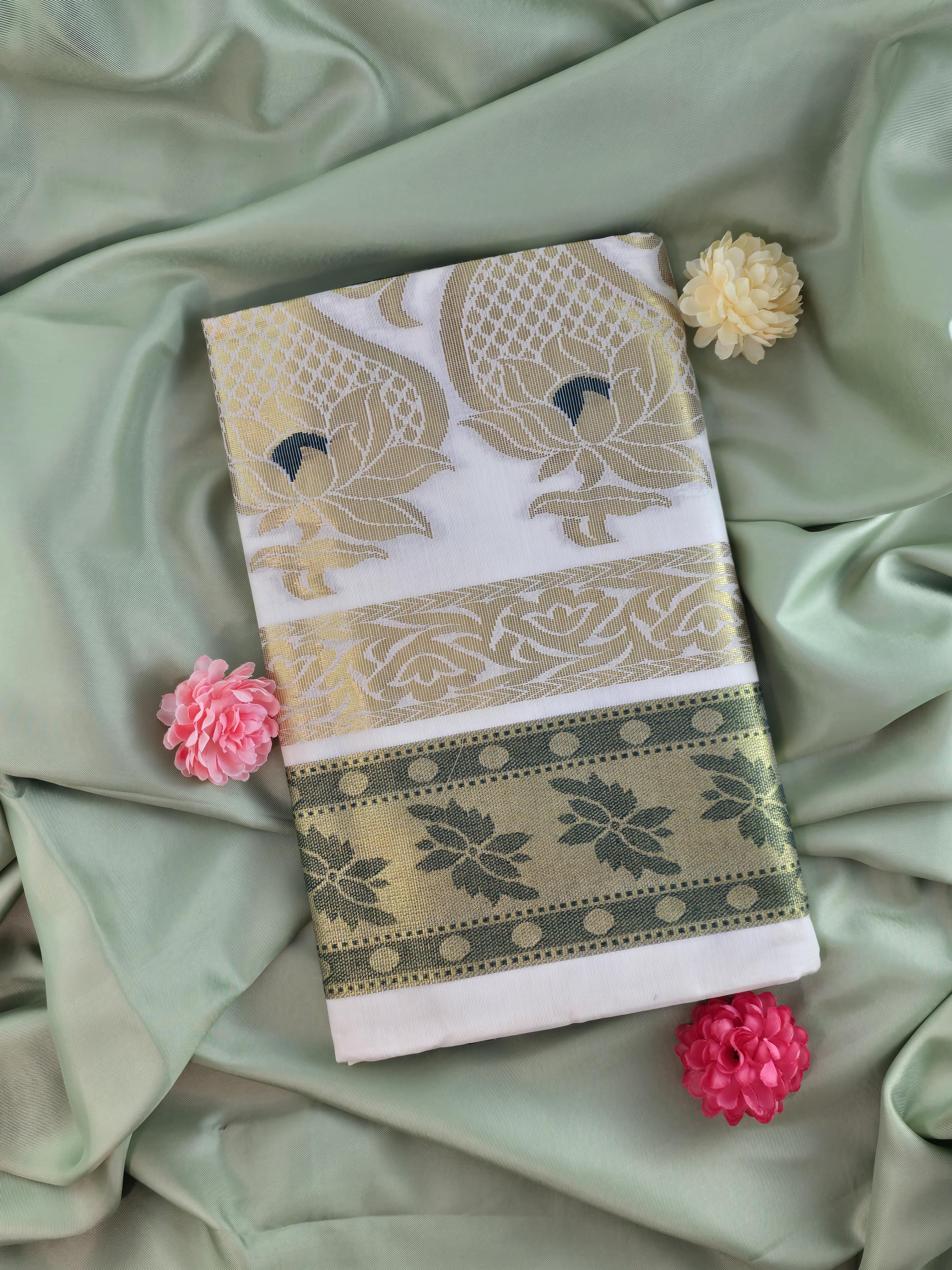 Cotton Kerala Traditional Saree