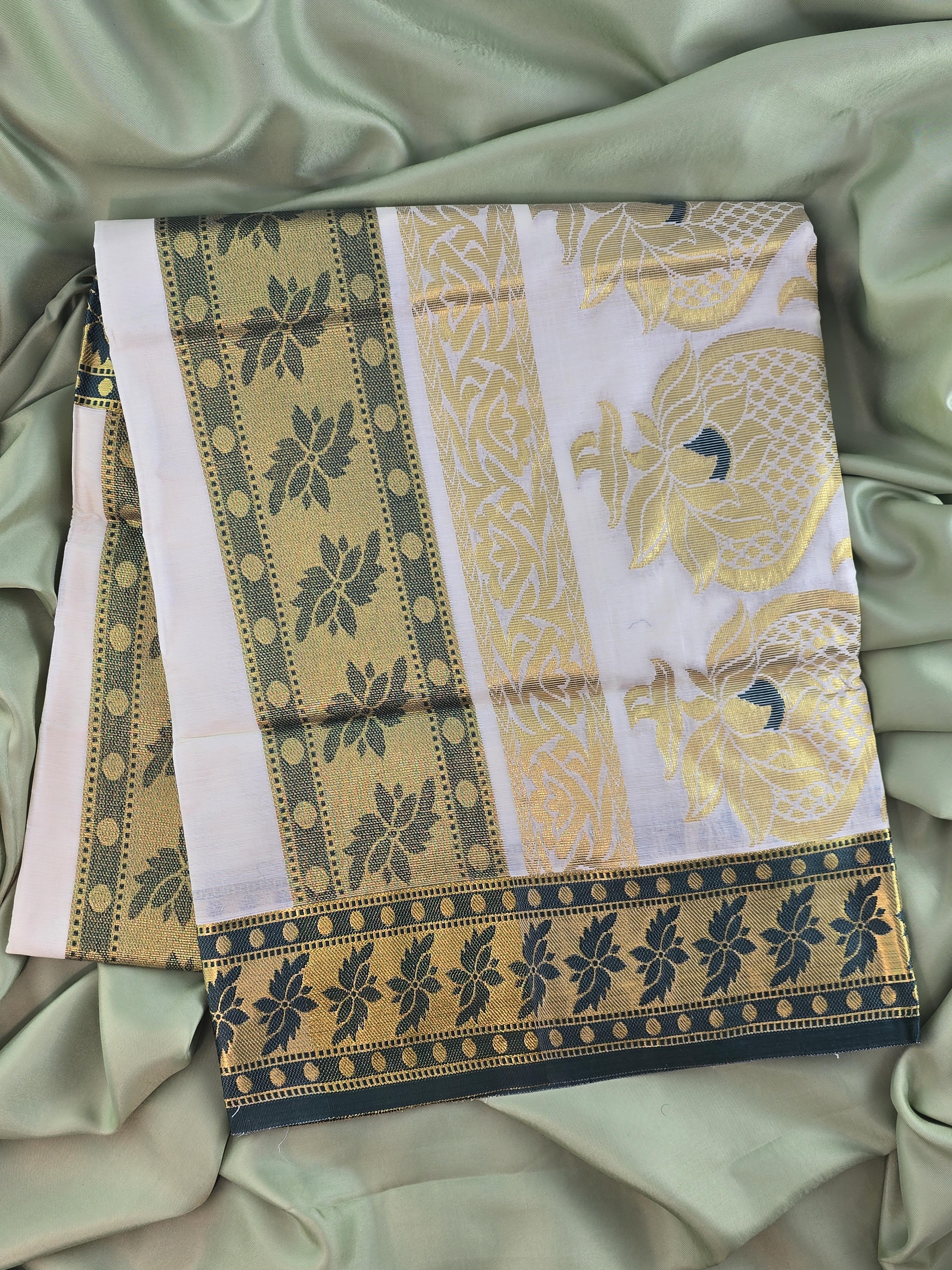 Cotton Kerala Traditional Saree