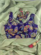 Setmundu and Readymade Blouse  Combo