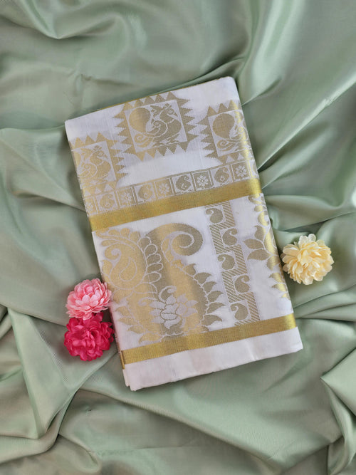 Cotton Kerala Traditional Saree