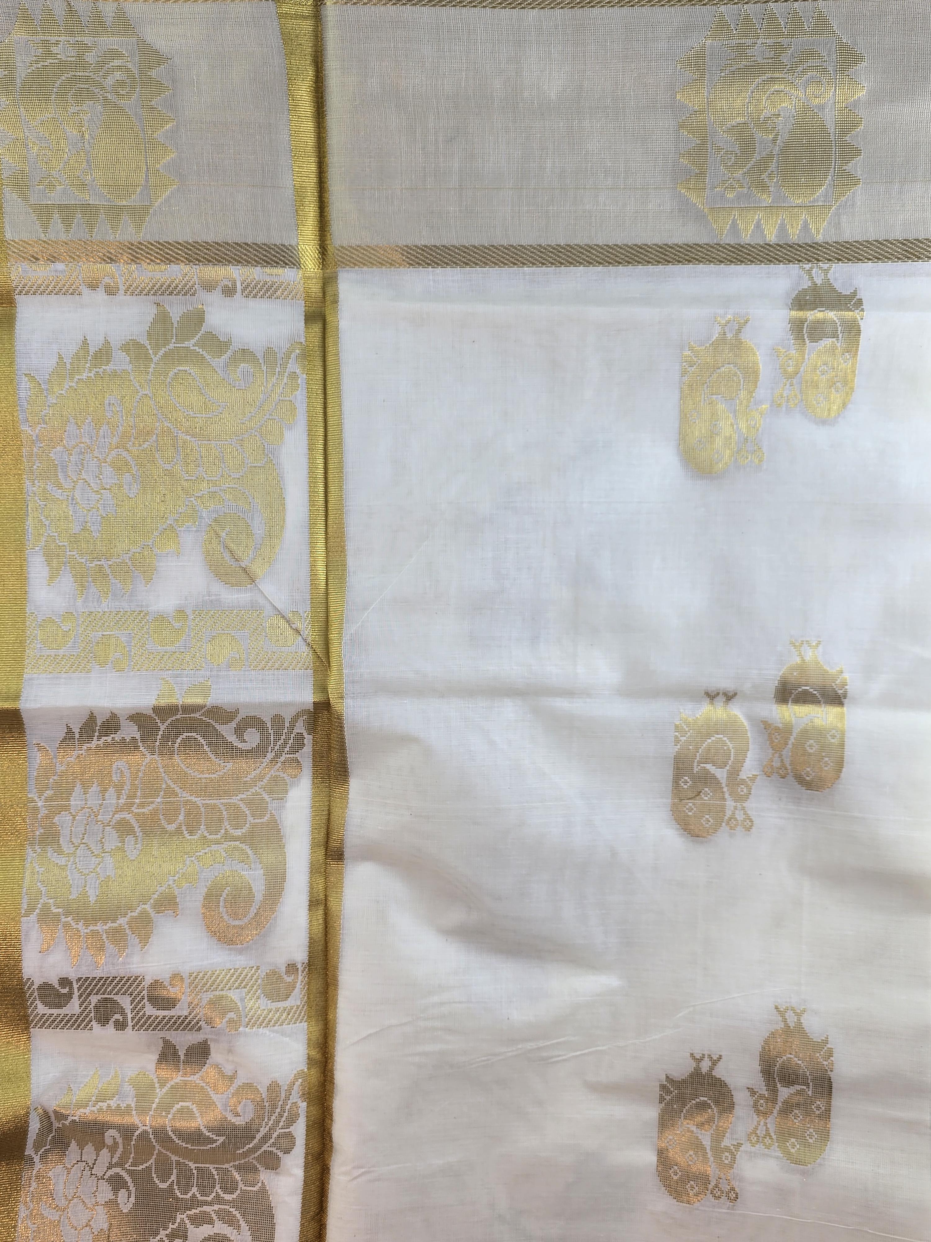 Cotton Kerala Traditional Saree