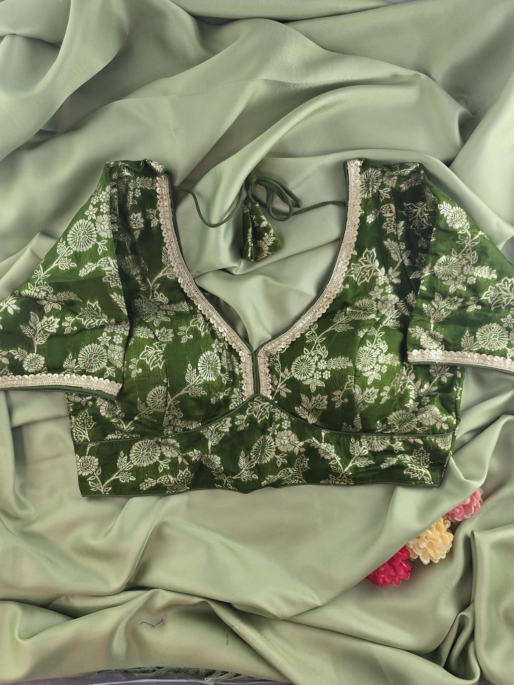 Setmundu and Readymade Blouse  Combo