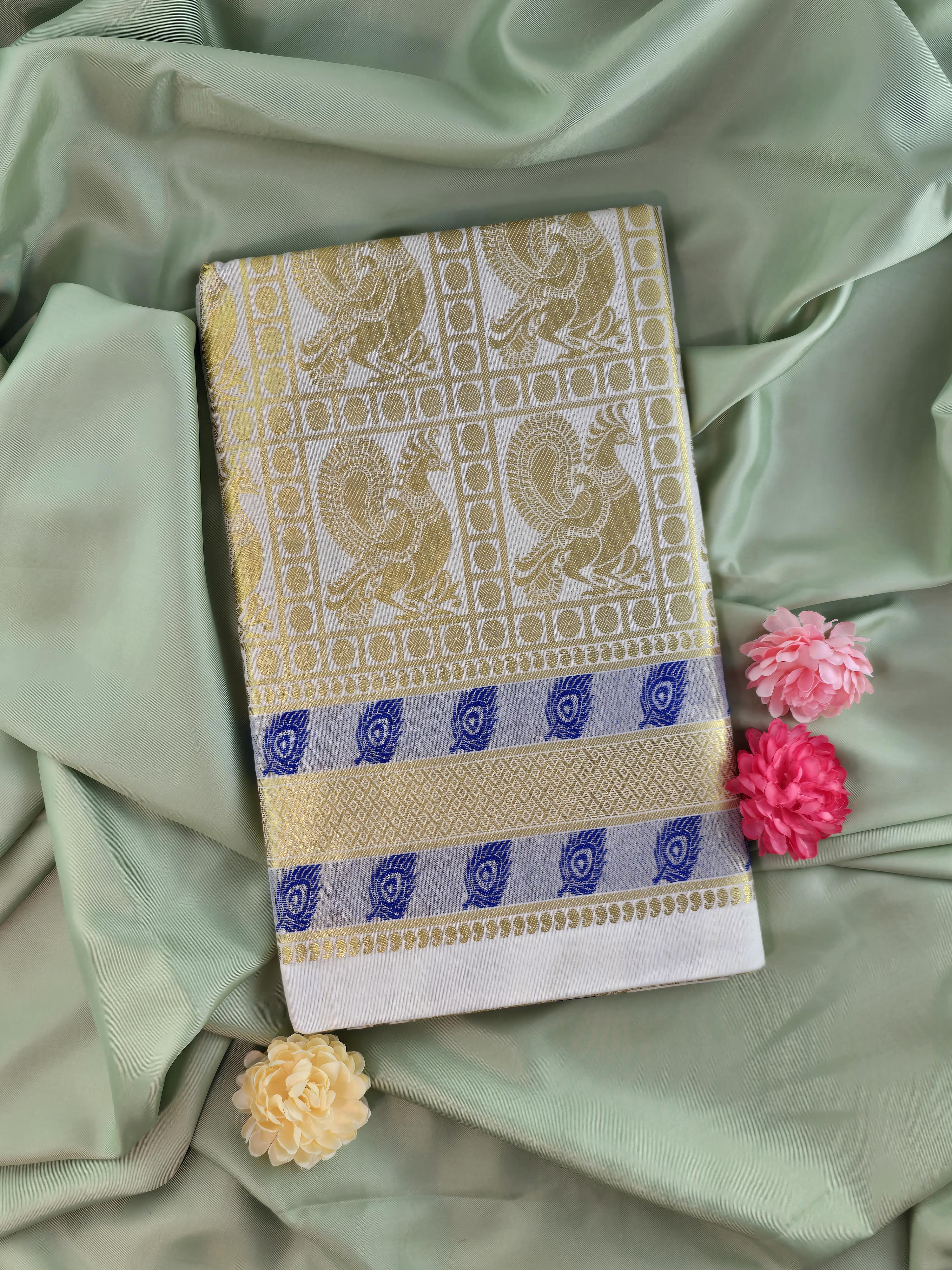 Cotton Kerala Traditional Saree