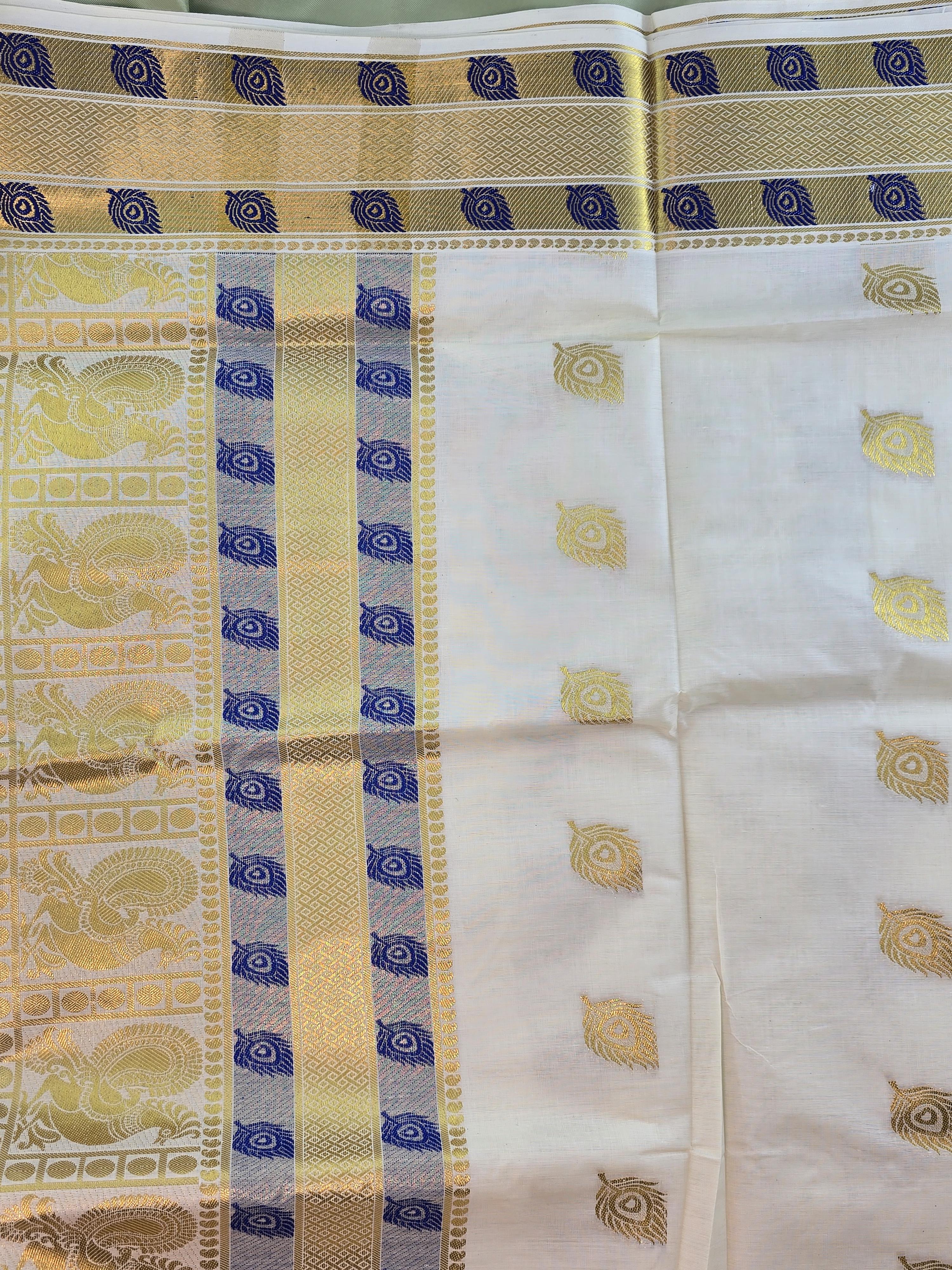 Cotton Kerala Traditional Saree