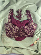 Setmundu and Readymade Blouse  Combo