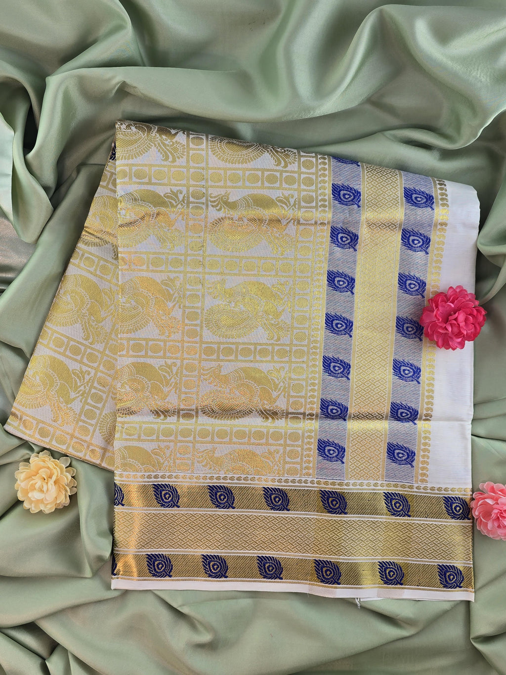 Cotton Kerala Traditional Saree