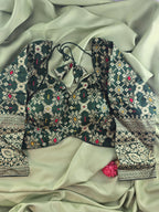Setmundu and Readymade Blouse  Combo