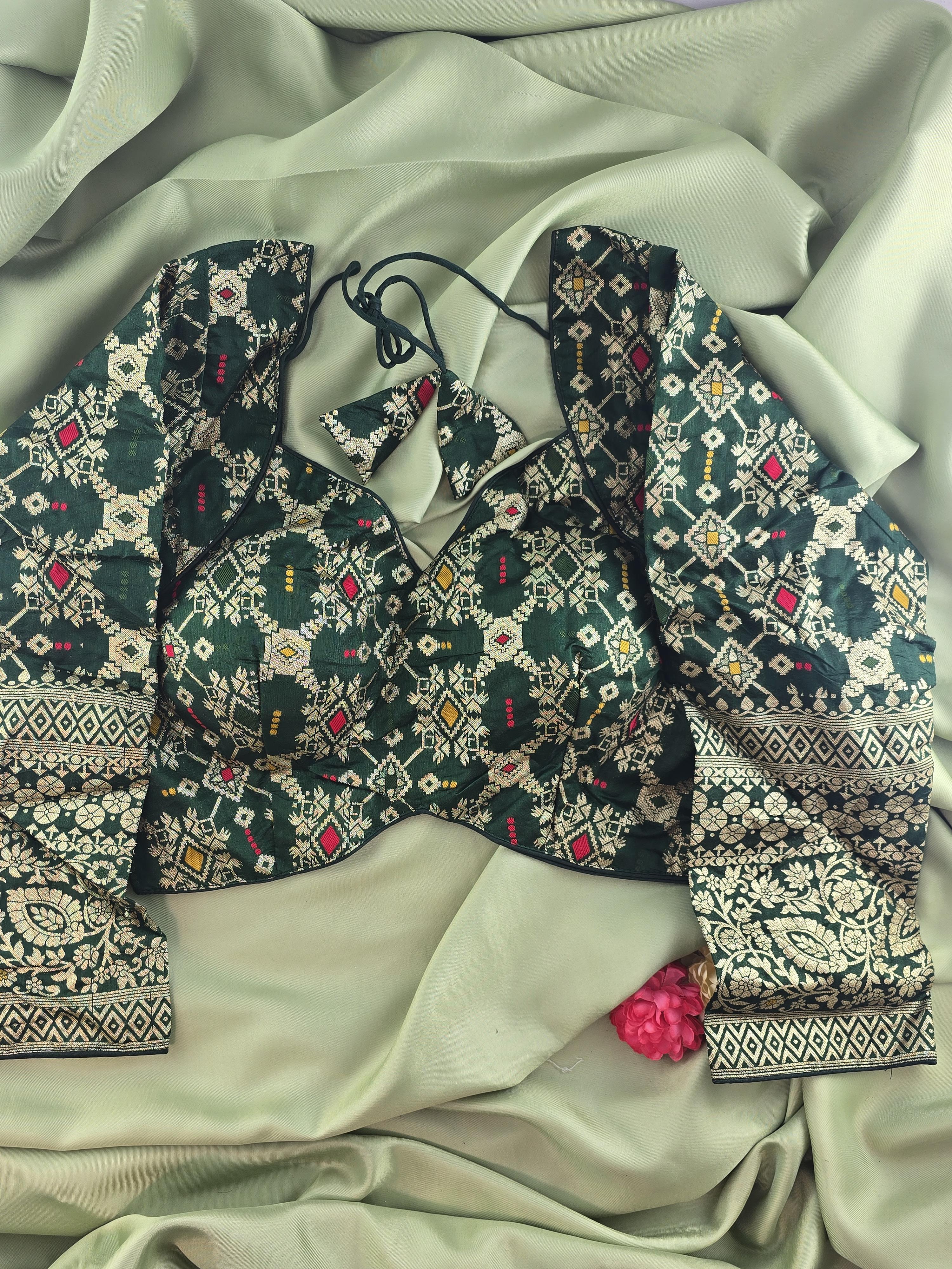 Setmundu and Readymade Blouse  Combo