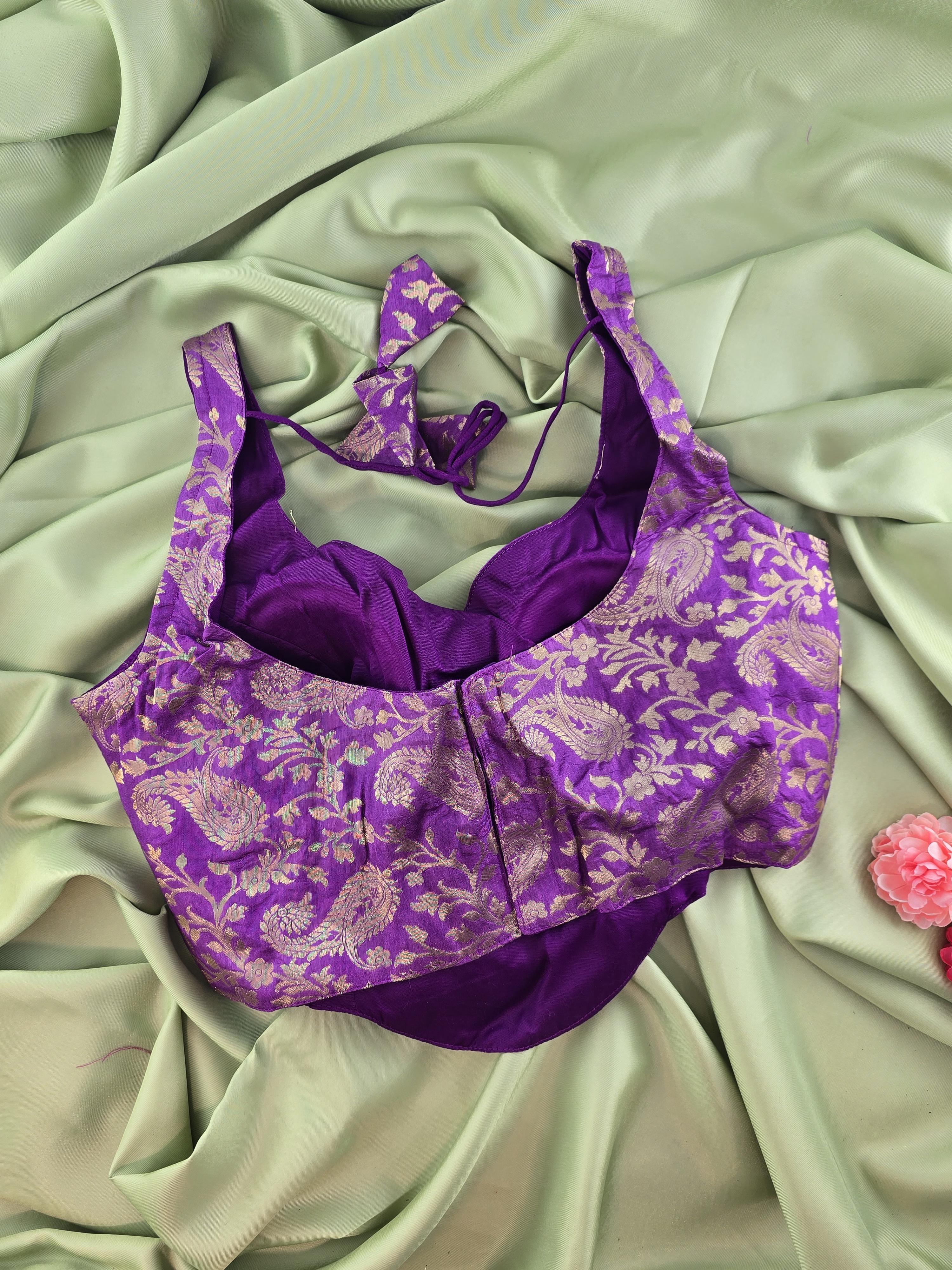 Corset-Brocade Blouse