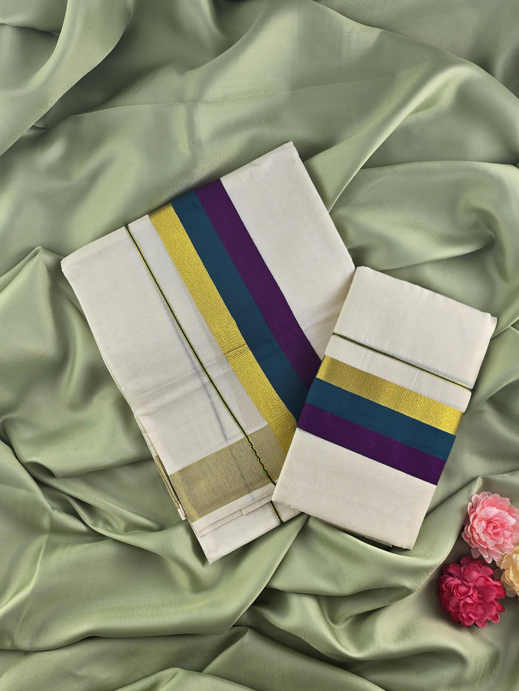 Setmundu and Readymade Blouse  Combo