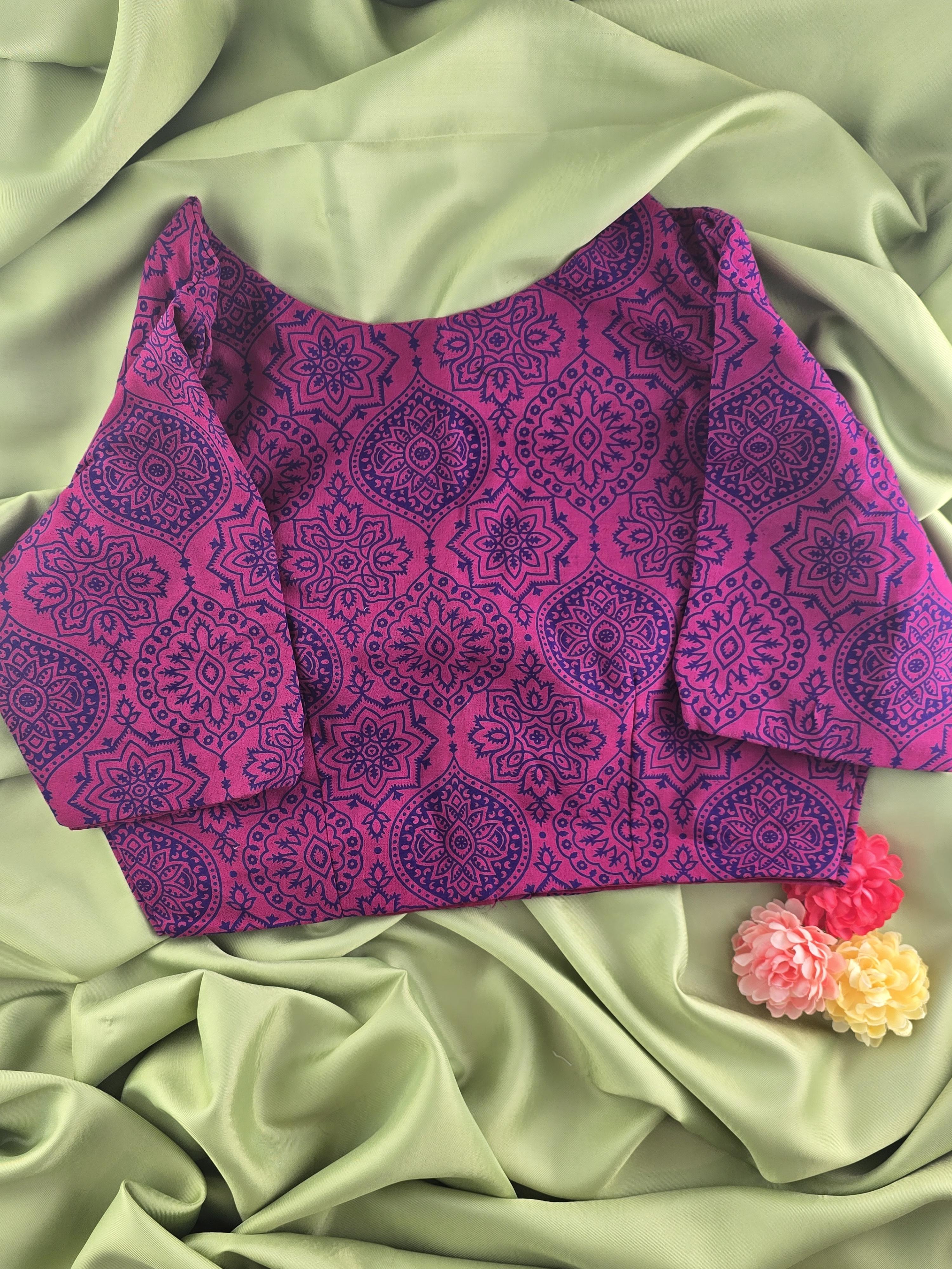 Setmundu and Readymade Blouse  Combo