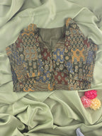 Setmundu and Readymade Blouse  Combo