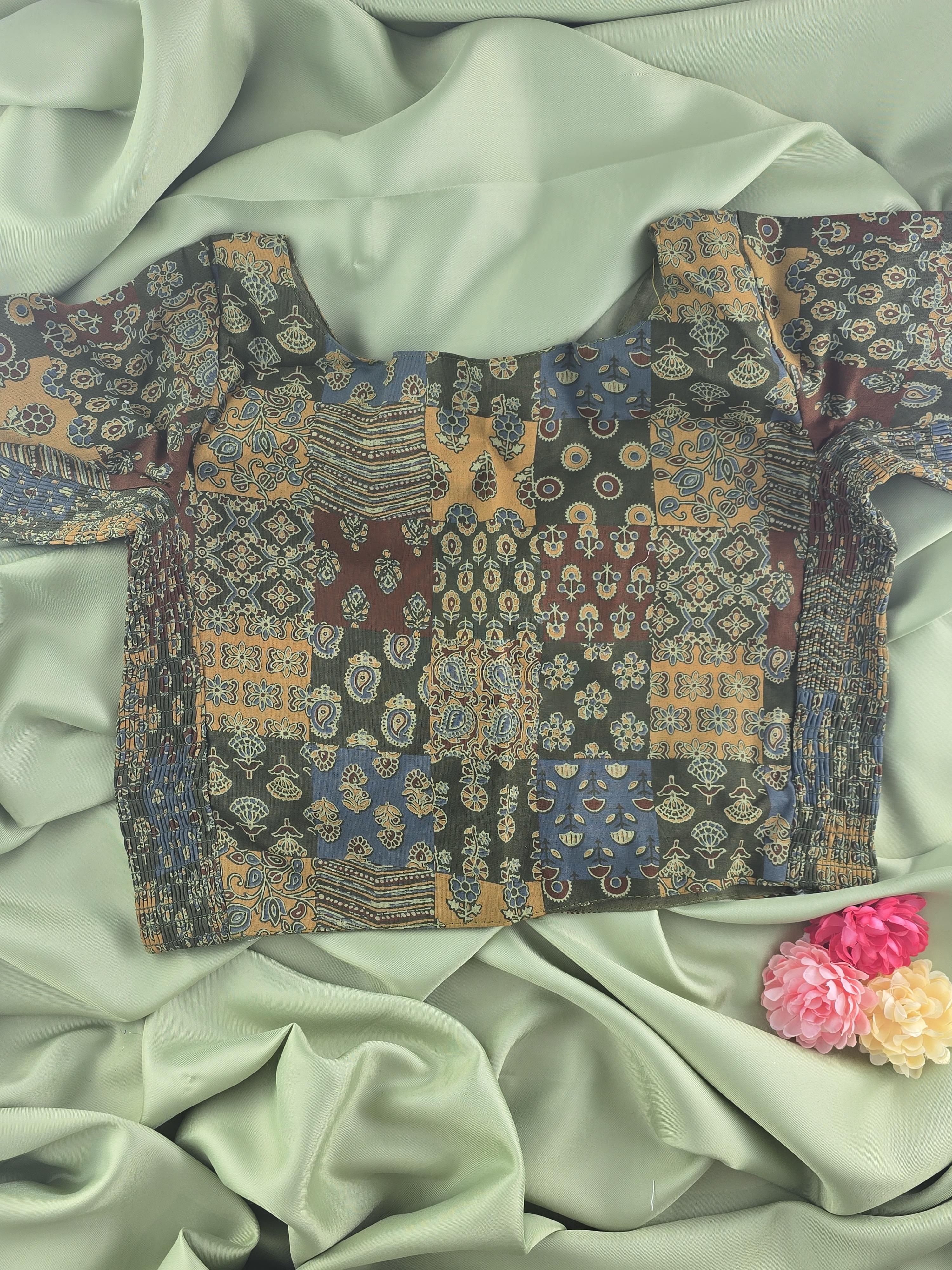 Setmundu and Readymade Blouse  Combo