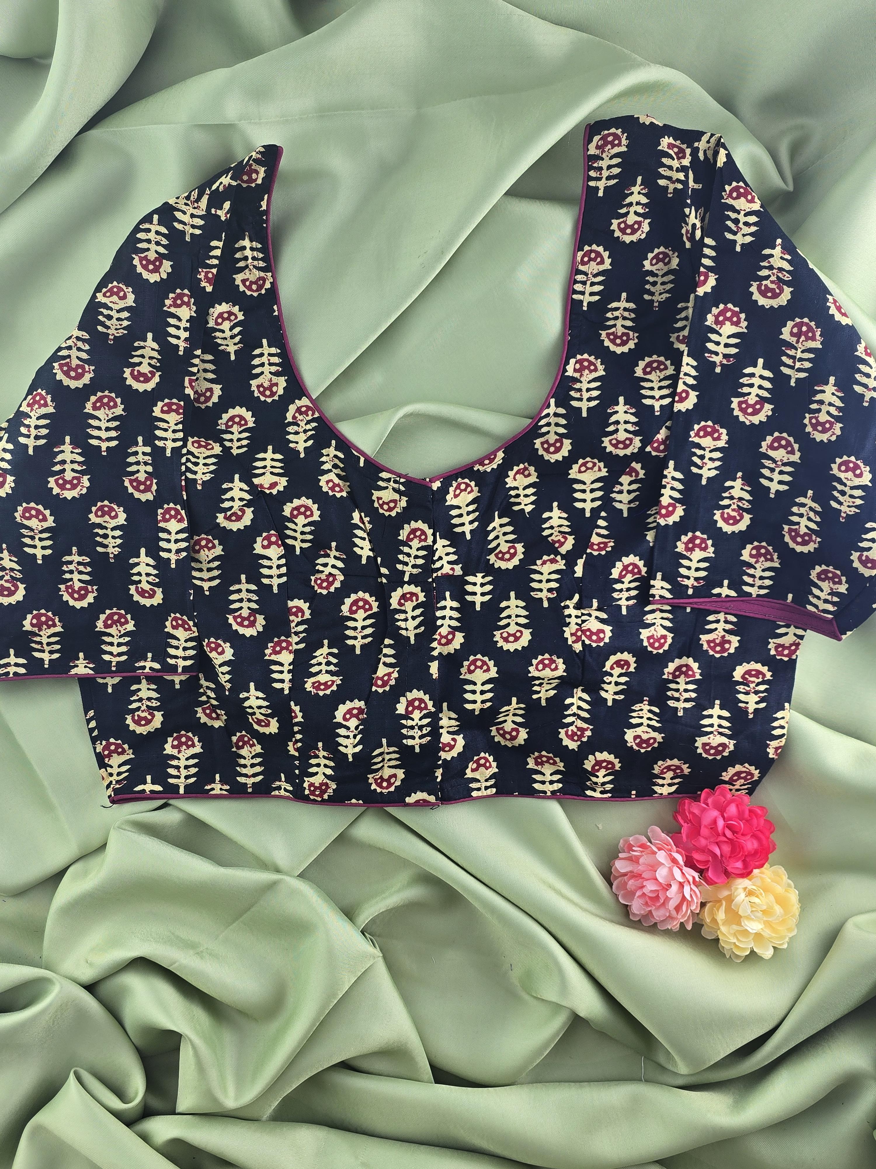 Setmundu and Readymade Blouse  Combo