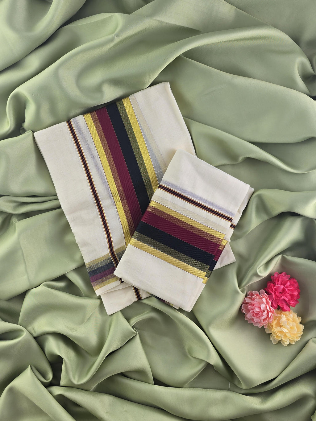 Setmundu and Readymade Blouse  Combo