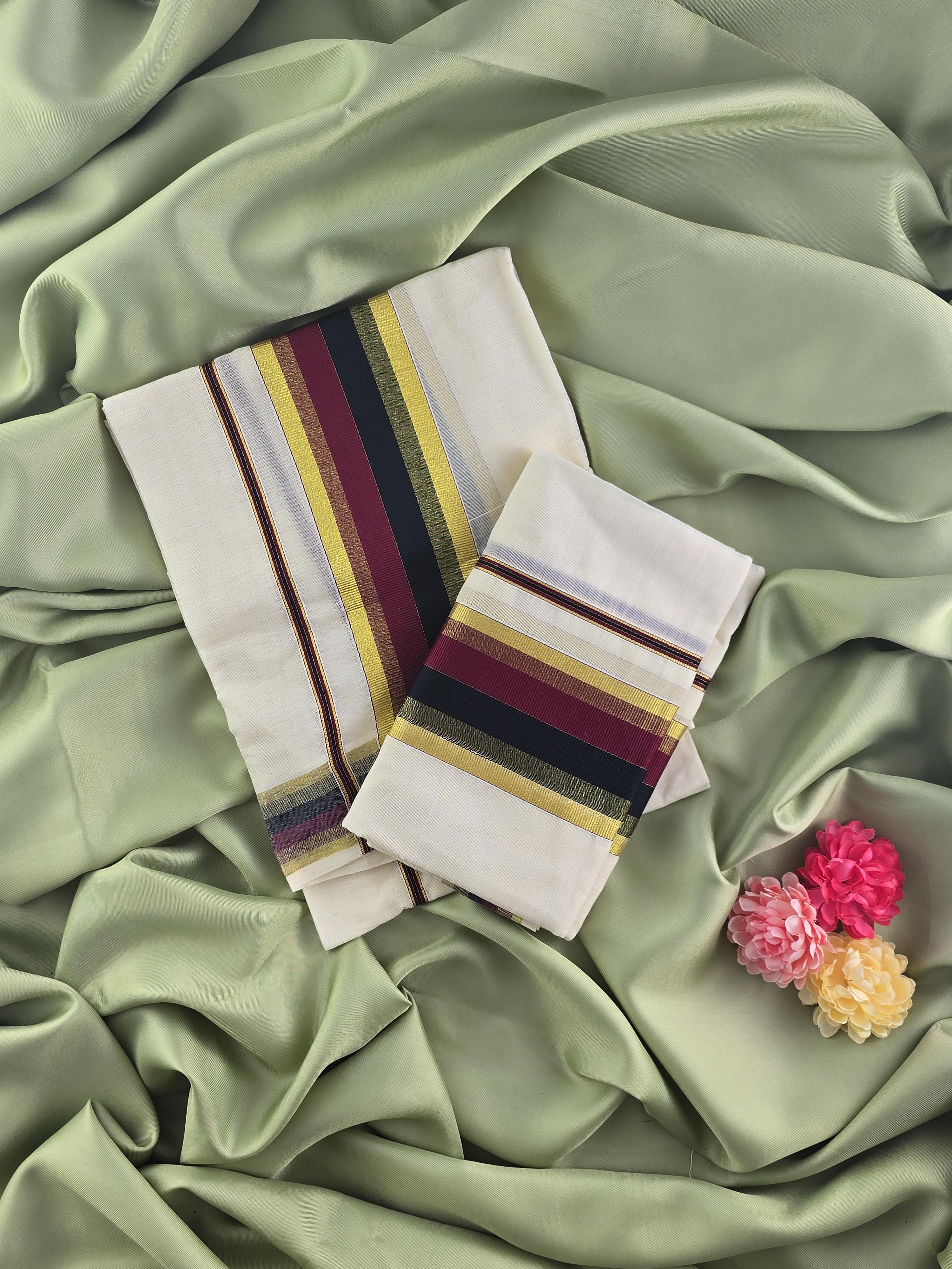 Setmundu and Readymade Blouse  Combo