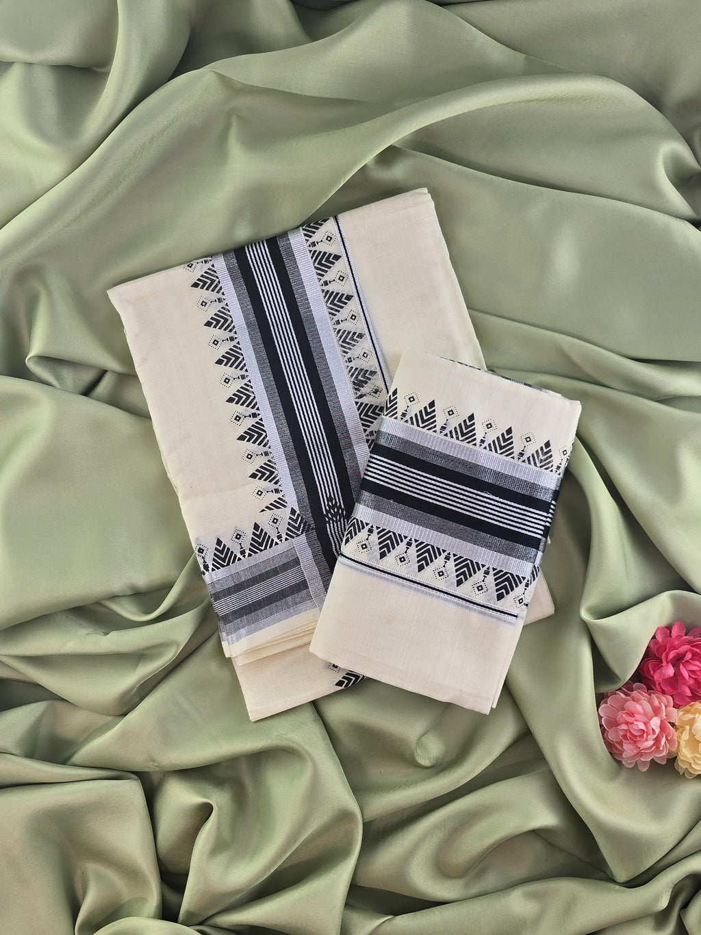 Setmundu and Readymade Blouse  Combo