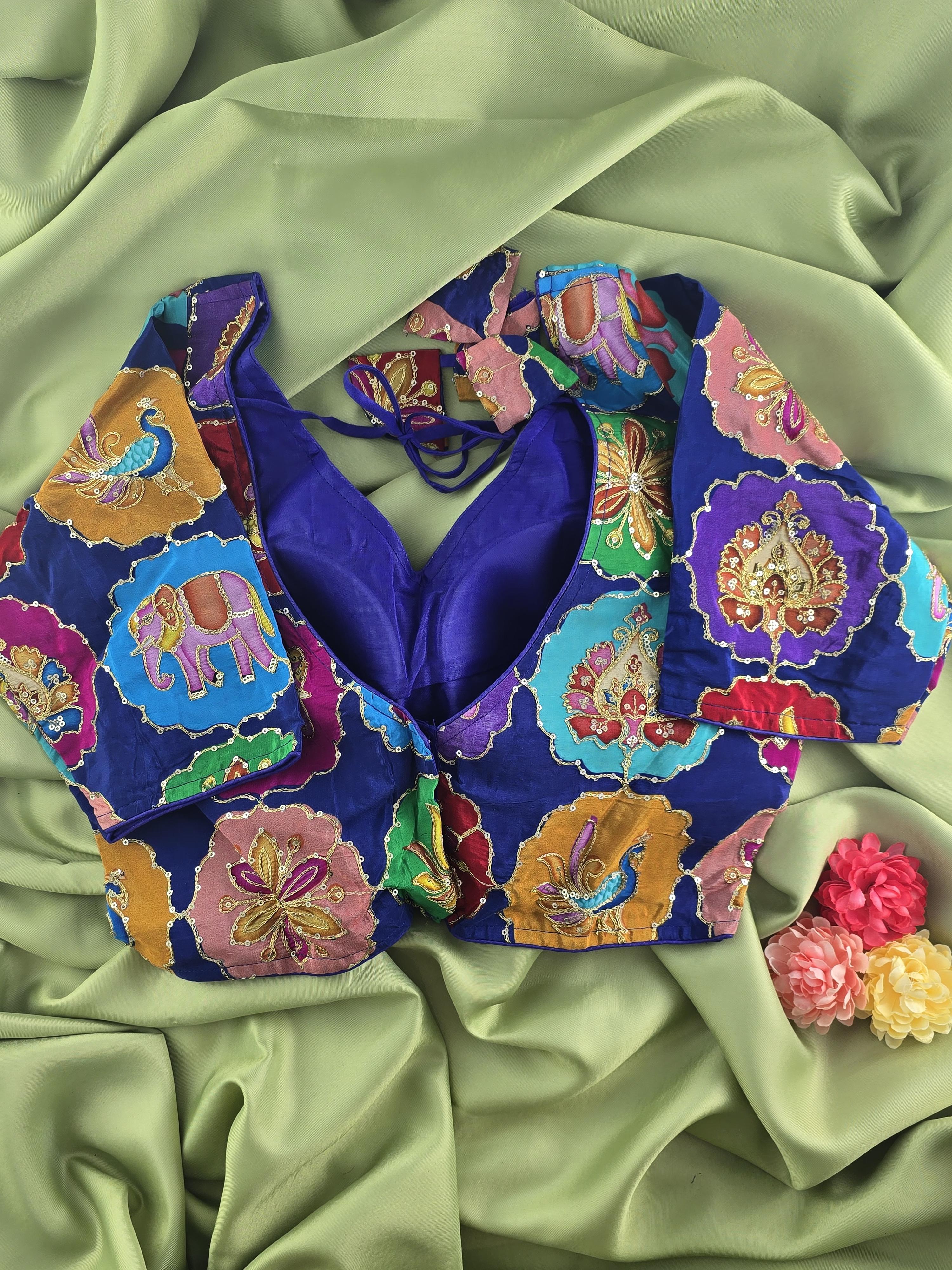 Setmundu and Readymade Blouse  Combo