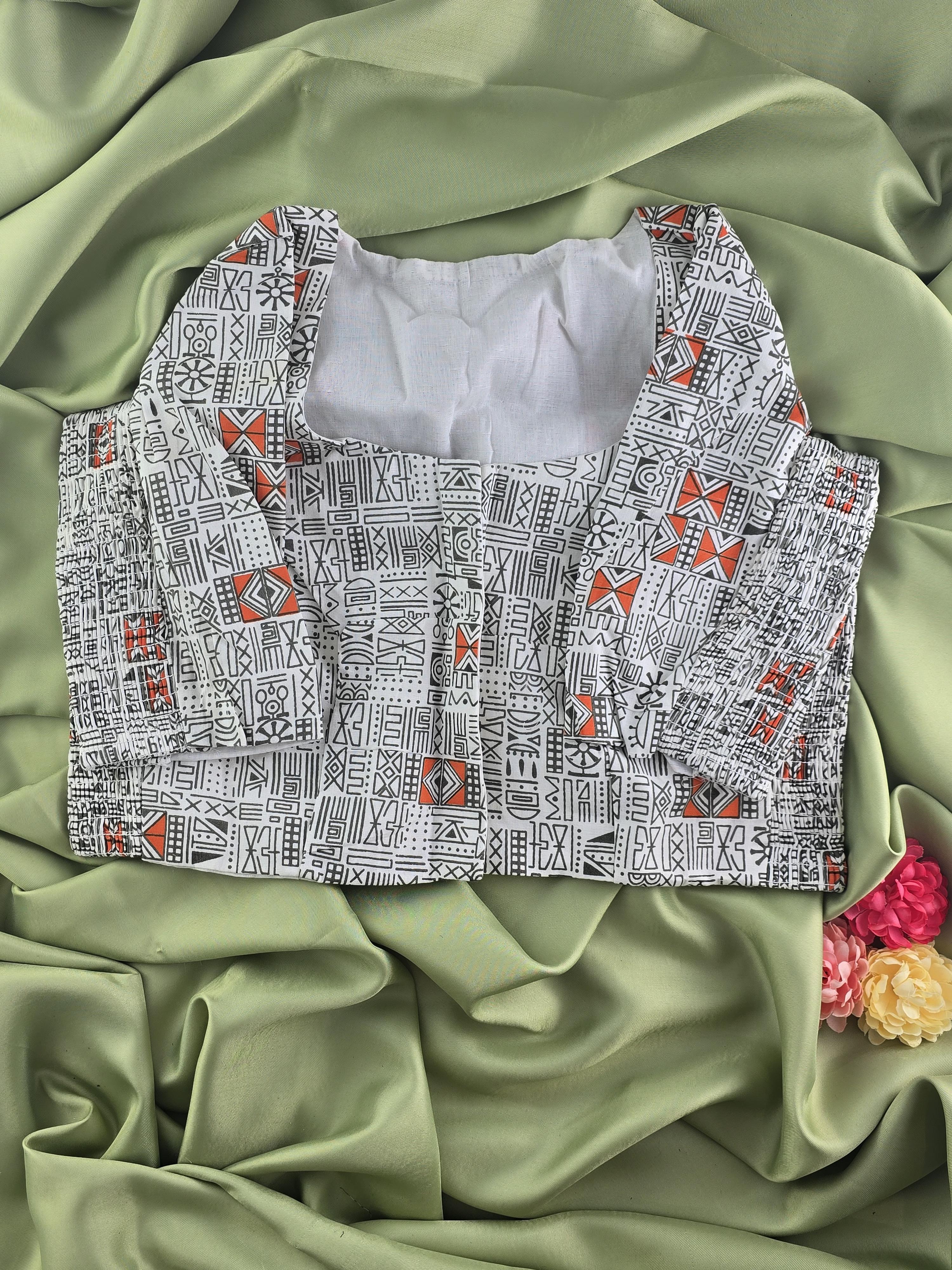 Setmundu and Readymade Blouse  Combo