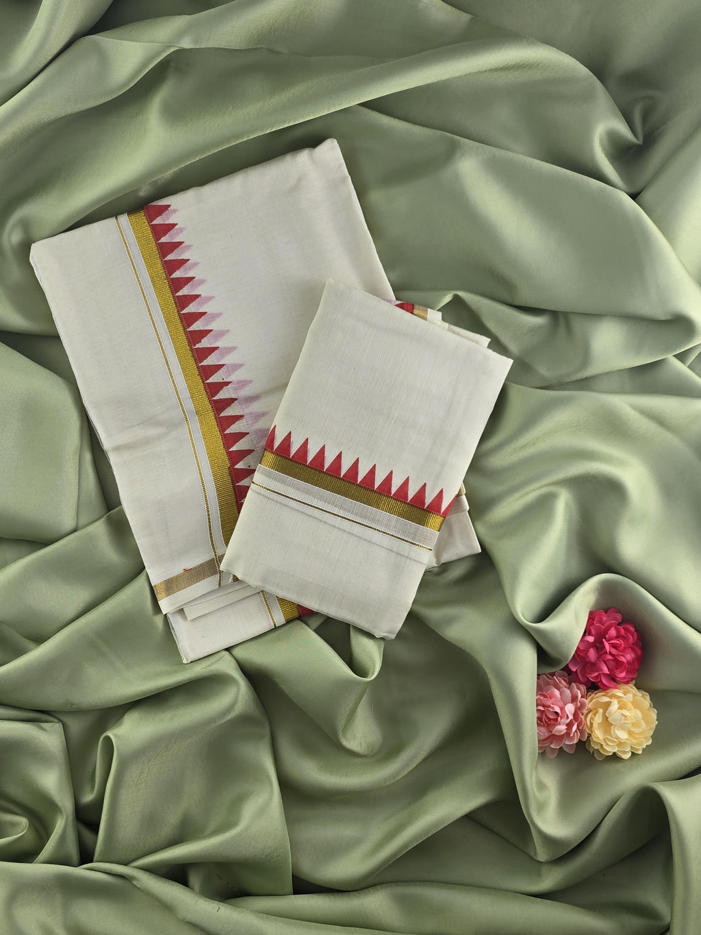 Setmundu and Readymade Blouse  Combo