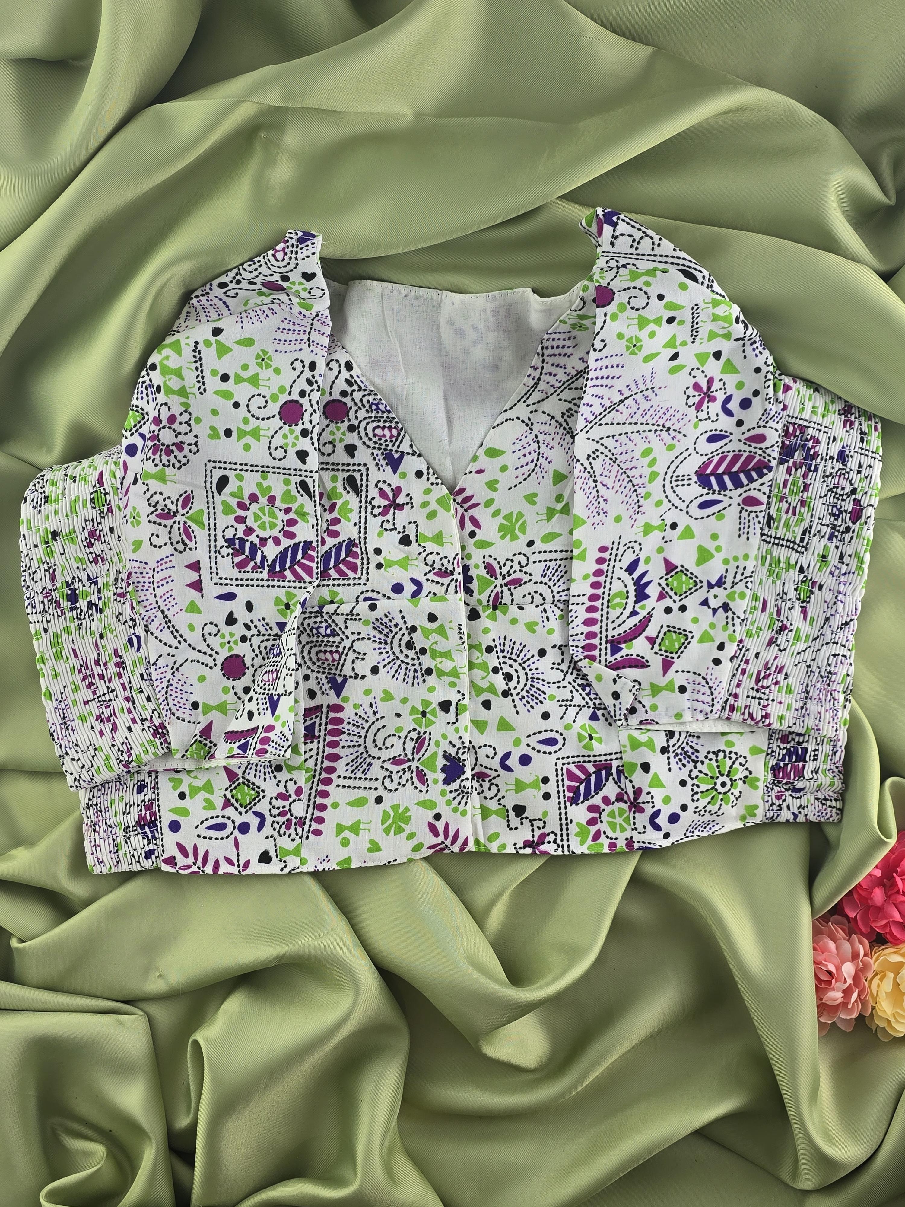 Setmundu and Readymade Blouse  Combo
