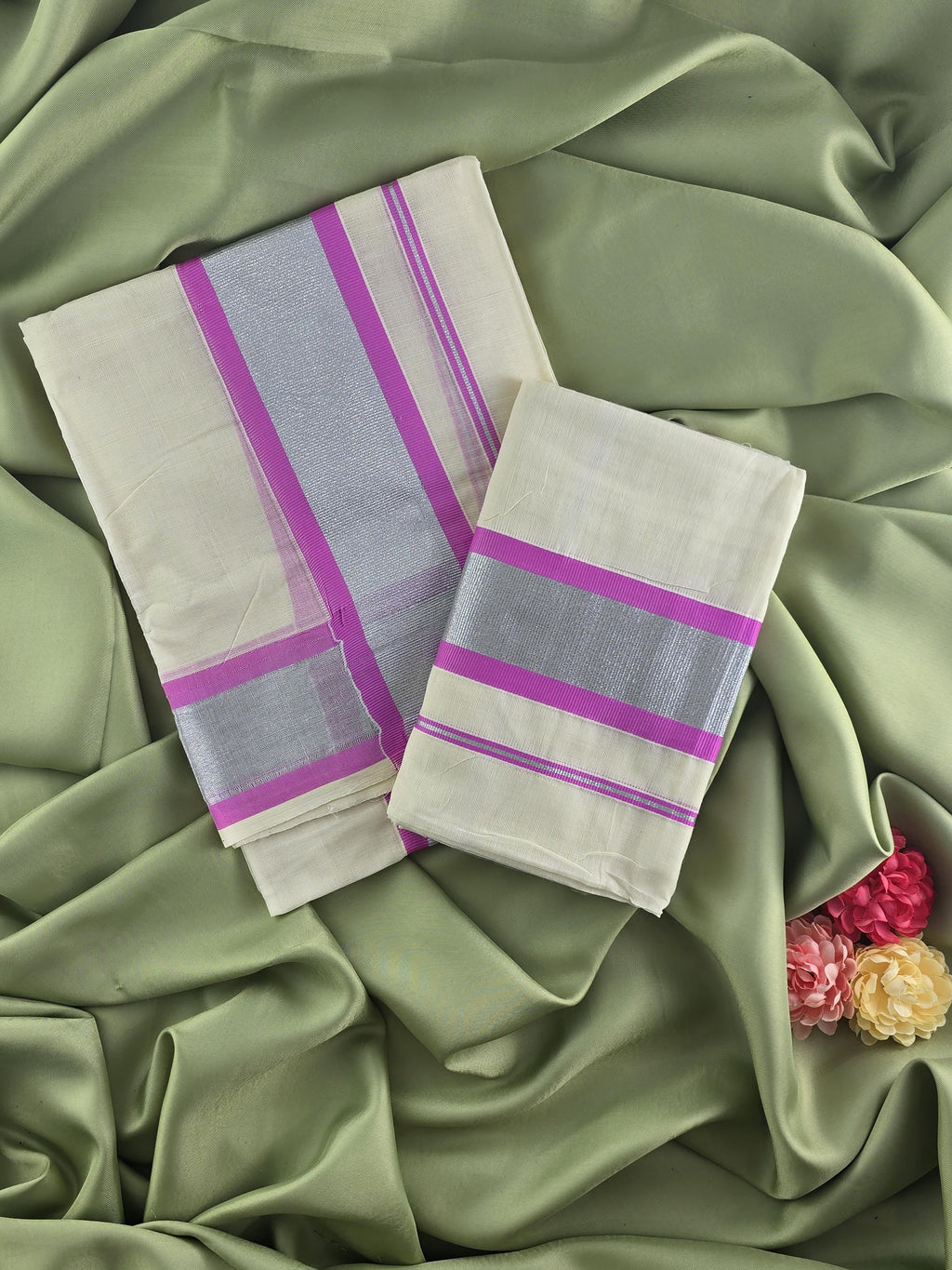 Setmundu and Readymade Blouse  Combo
